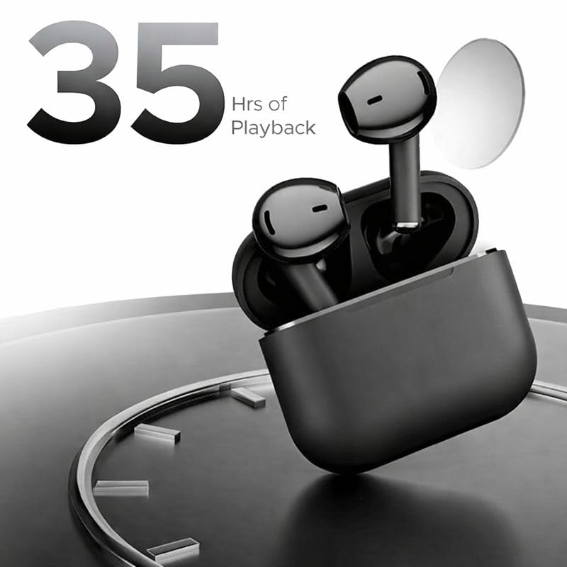Wireless Bluetooth 5.3 Earbud Stereo Bass,Bluetooth Headphones in Ear Noise Cancelling Mic,Earphones I-Px7 Waterproof Sports,32H Playtime USB C Mini Charging Case Ear Buds for Android iOS - Image 4